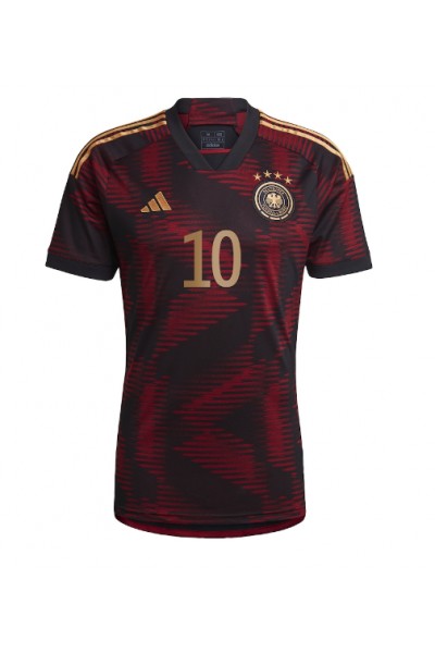 Fotbalové Dres Německo Serge Gnabry #10 Venkovní Oblečení MS 2022 Krátký Rukáv